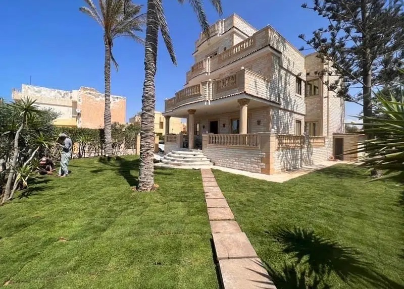Luxury chalet for sale in El Alamein, North Coast, first row