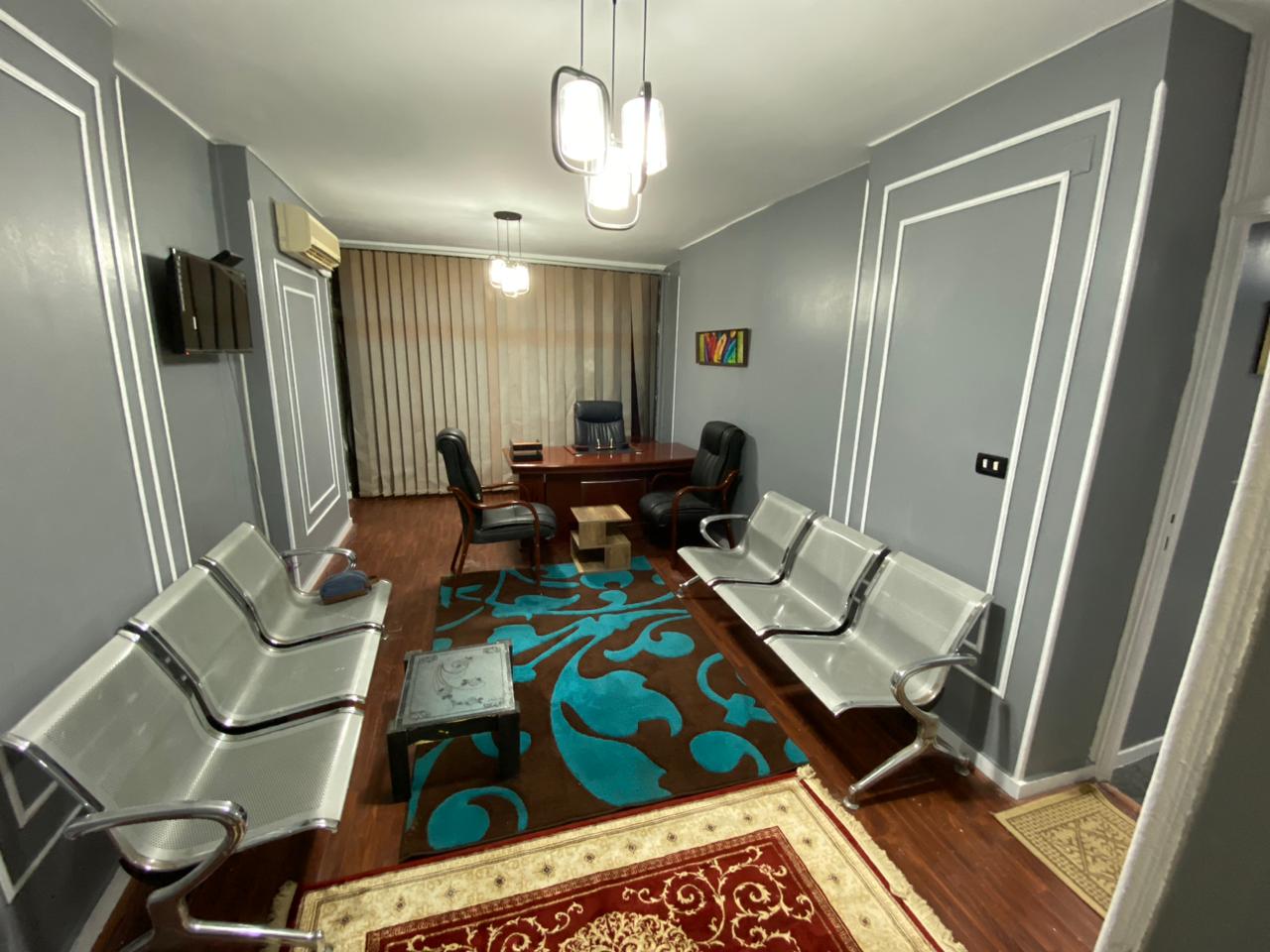 Furnished office for rent, super luxury, in dokki, off Nile Street