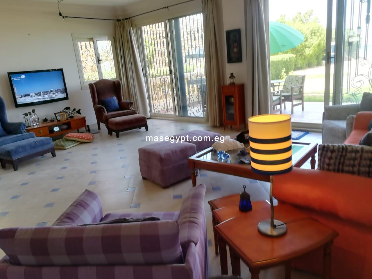 Luxurious furnished villa for sale in Santa Claus Resort. Ain Sokhna.